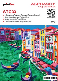 STC33 Poly Cotton Canvas lesklý 380g